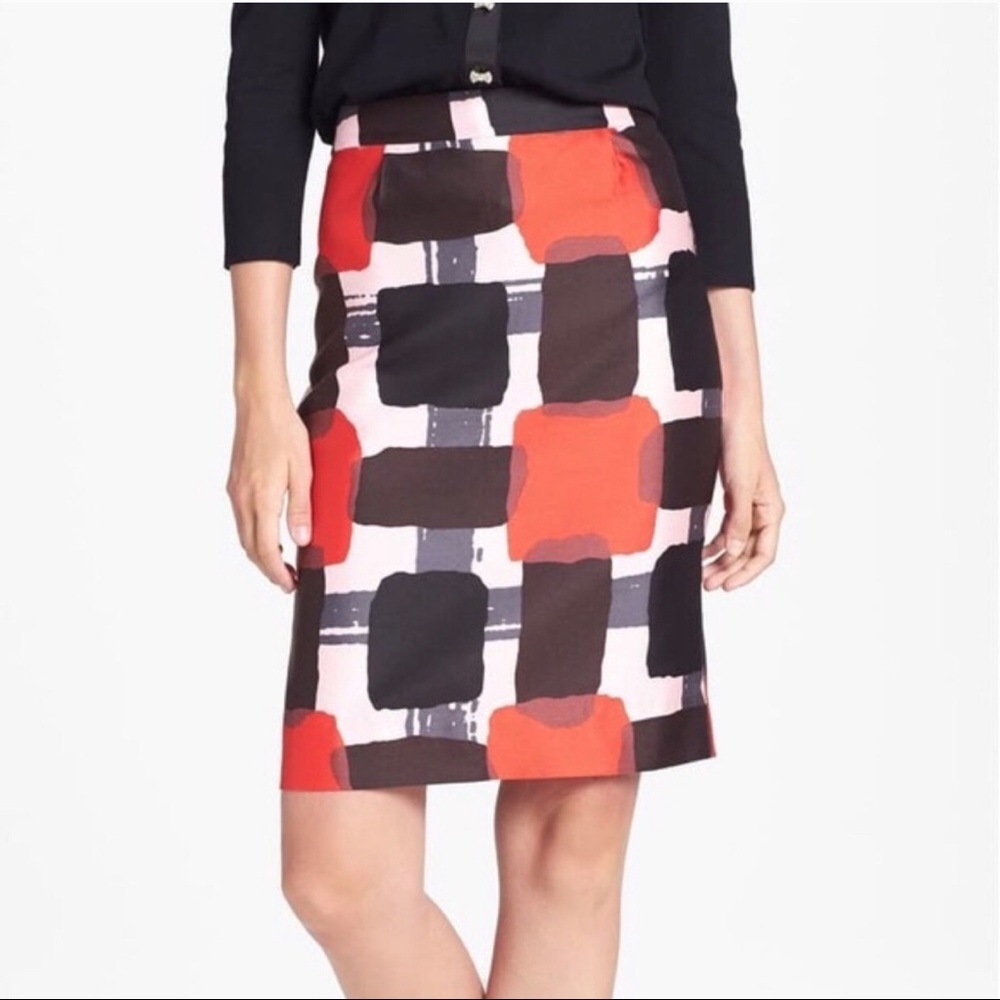 EUC Kate Spade Silk Blend Jordan Pencil Skirt